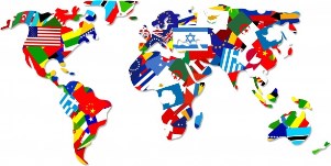 world-flag-map