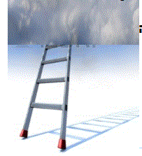 ladder-toclouds